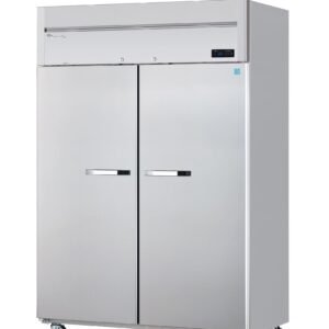 Blue Air - BSR49T-HC, 2 Solid Doors Stainless Refrigerator, Top-Mount Compressor, R-290 Refrigerant