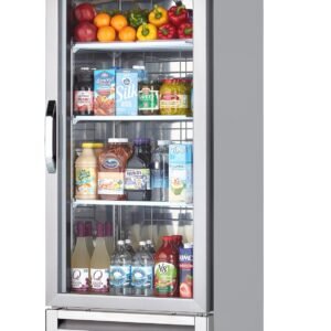 Blue Air - BSR23GP-HC, 1 Glass Door Stainless Refrigerator, Proofer, Bottom-Mount Compressor, R-290 Refrigerant