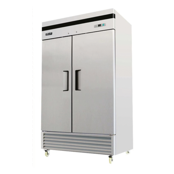 Migali - C-2RB-35-HC, Commercial 39" 2 Solid Door Reach-In Refrigerator 35 cu. ft.
