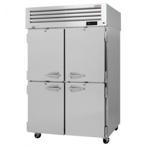 Turbo Air - PRO-50-4R-N, Commercial 51" Reach-in Refrigerator PRO Series  Two-section 47.57cu.ft.