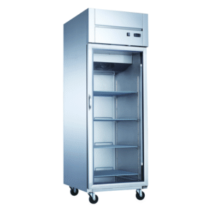 Dukers - D28AR-GS1, 27" Single Glass Door Reach-In Refrigerator 17.7 cu.ft.