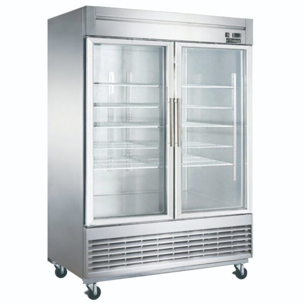 Chef AAA - KR-49BG 55" 2 Glass Door Reach-in refrigerator 40.72cu.ft NSF