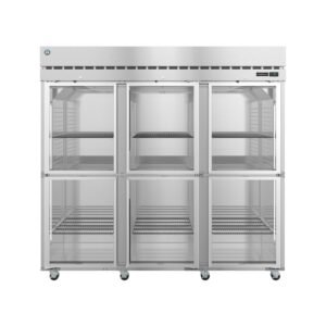 Hoshizaki - R3A-HG, Commercial 82.5" Half Glass Door Reach-In Refrigerator Three Section 79.03cu.ft.