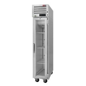 Turbo Air - PRO-12R-G-N, Commercial 18" 1 Glass Door Reach-in Refrigerator PRO Series 9.5 cu.ft.