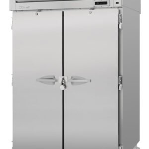 Turbo Air - PRO-50R-N-CRT, Commercial 51" 2 Solid Door Reach-In Refrigerator PRO Series  2 Sections 47.73 cu.ft