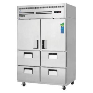 Everest - ESR2D4, Commercial 49" Two Solid Door Reach-In Refrigerator 48 cu.ft