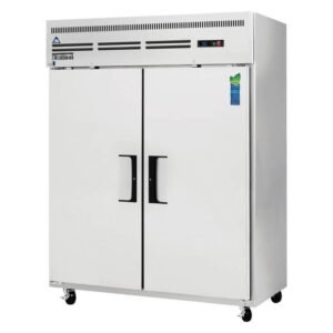 Everest - ESWR2, Commercial 59" Two Solid Door Reach-In Refrigerator