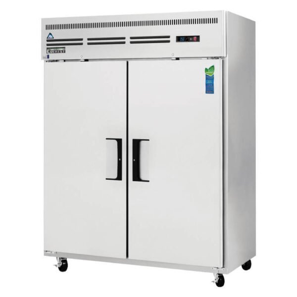 Everest - ESWR2, Commercial 59" Two Solid Door Reach-In Refrigerator