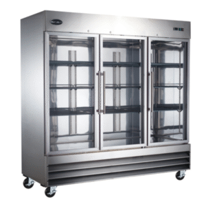 Chef AAA - Three Glass Door Reach-In Commercial Refrigerator S-72RG