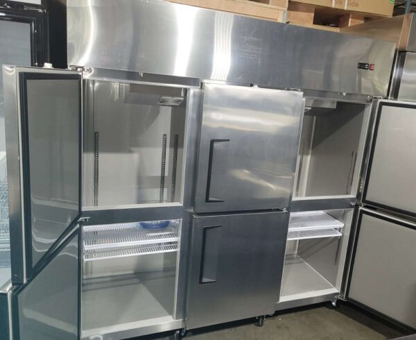Chef AAA - SCD-660R 72" Commercial Reach-In Refrigerator with 6 Solid Half Doors - Image 3