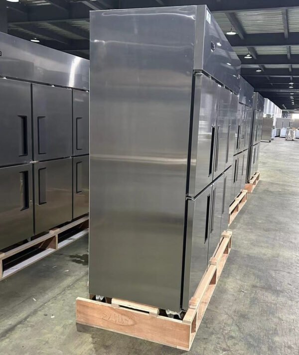 Chef AAA - SCD-660R 72" Commercial Reach-In Refrigerator with 6 Solid Half Doors - Image 4