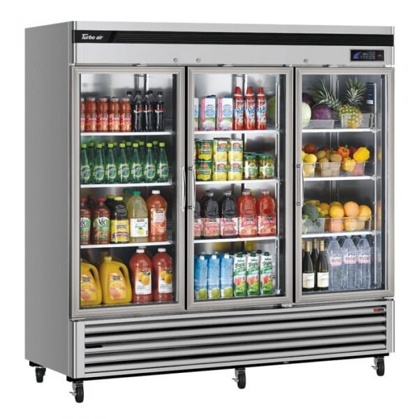 Turbo Air - TSR-72GSD-N, Commercial 81" Reach-in Refrigerator Super Deluxe 3 Section 67.02 cu.ft - Image 3
