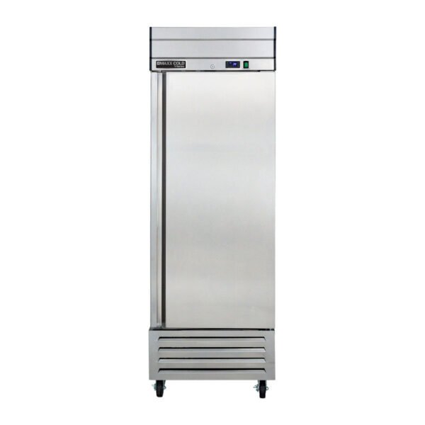 Maxx Cold - MVR-23FDHC V-Series 1 Door Reach-In Refrigerator, Bottom Mount, in Stainless Steel - Image 3
