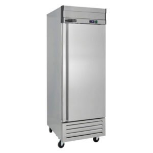 Maxx Cold - MVR-23FDHC V-Series 1 Door Reach-In Refrigerator, Bottom Mount, in Stainless Steel