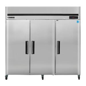 Maxx Cold - MCRT-72FDHC Triple Door Reach-In Refrigerator, Top Mount, 81"W, 72 cu. ft. Storage Capacity, in Stainless Steel